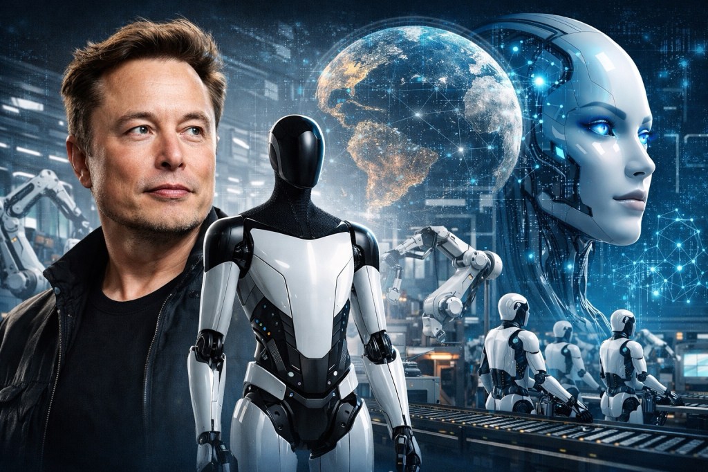 Musk Promises “Robots for All”—and Predicts AI Will Surpass Humanity Within Five&nbsp;Years