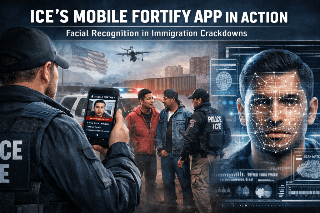 ICE’s Mobile Facial Recognition App Signals a New Phase of Tech-Driven Immigration&nbsp;Enforcement