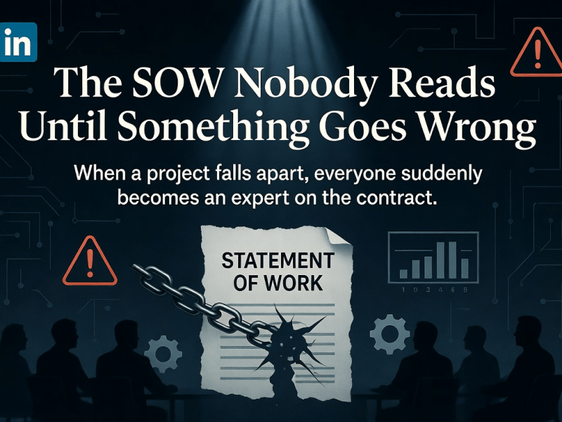 The SOW Nobody Reads Until Something Goes&nbsp;Wrong